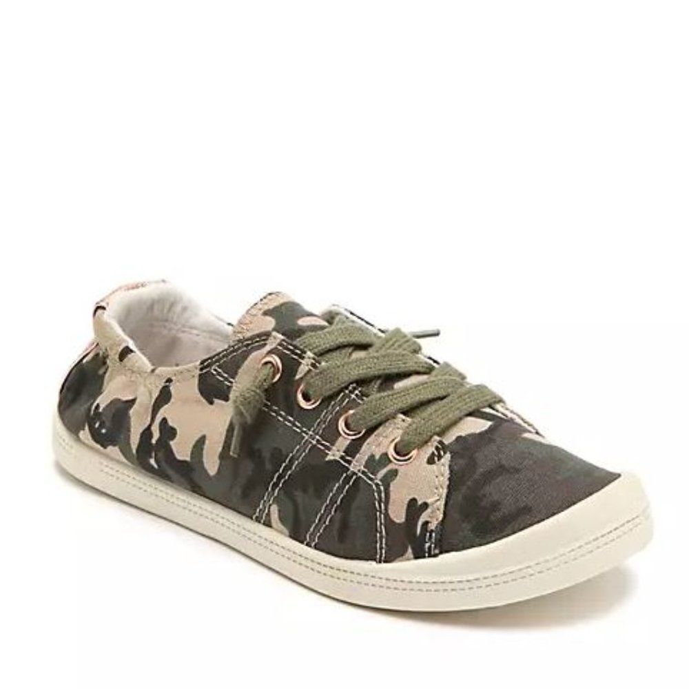 Jellypop Dallas Women's Lace Up Sneakers Camouflage Green Size 8.5